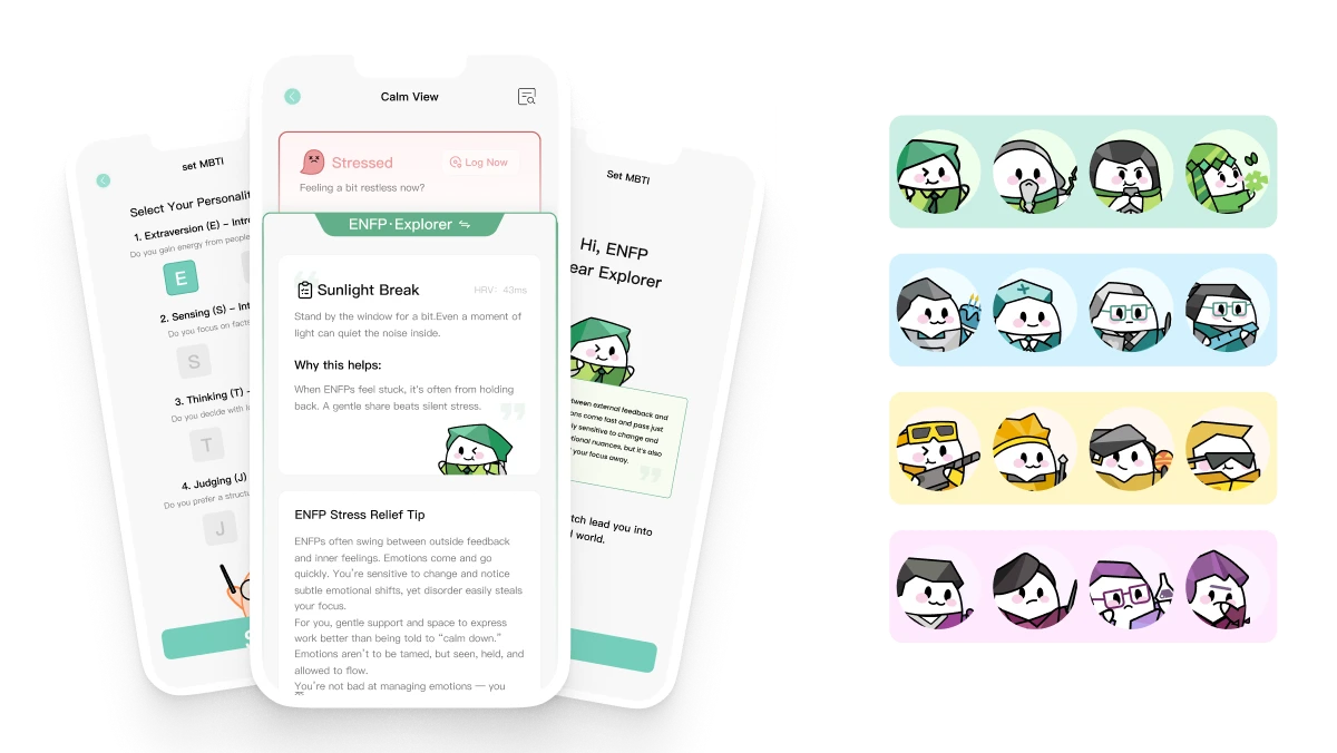 MBTI Phone Character Set